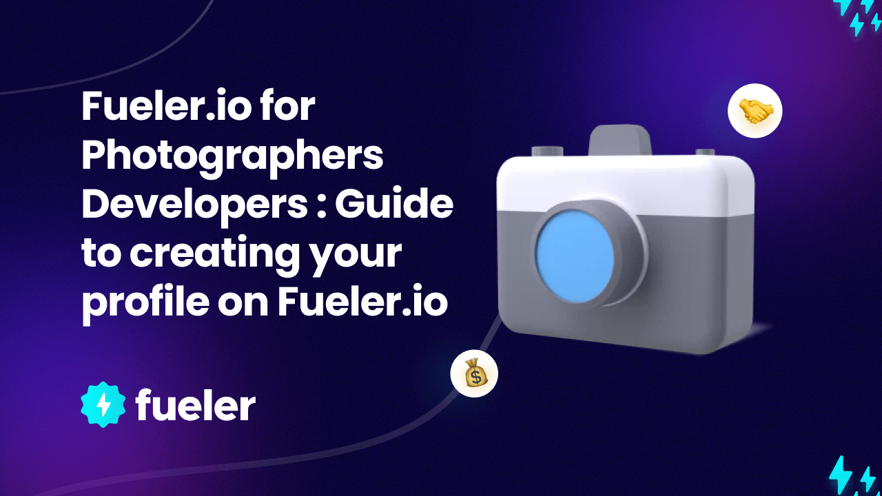 Fueler.io for Photographers — Guide to creating your profile on Fueler.io