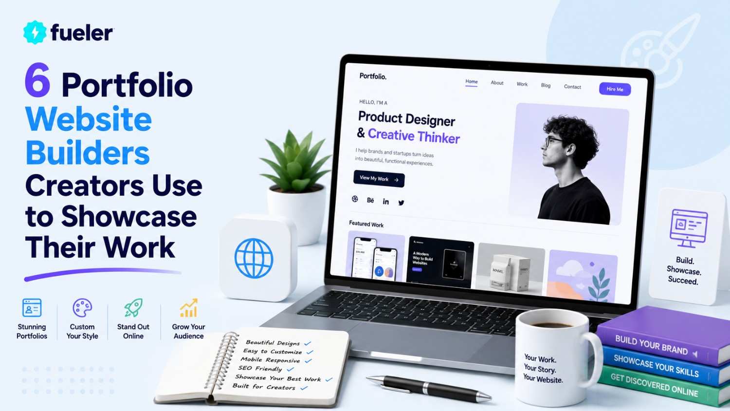6 Portfolio Website Builders Creators Use to Showcase Their Work