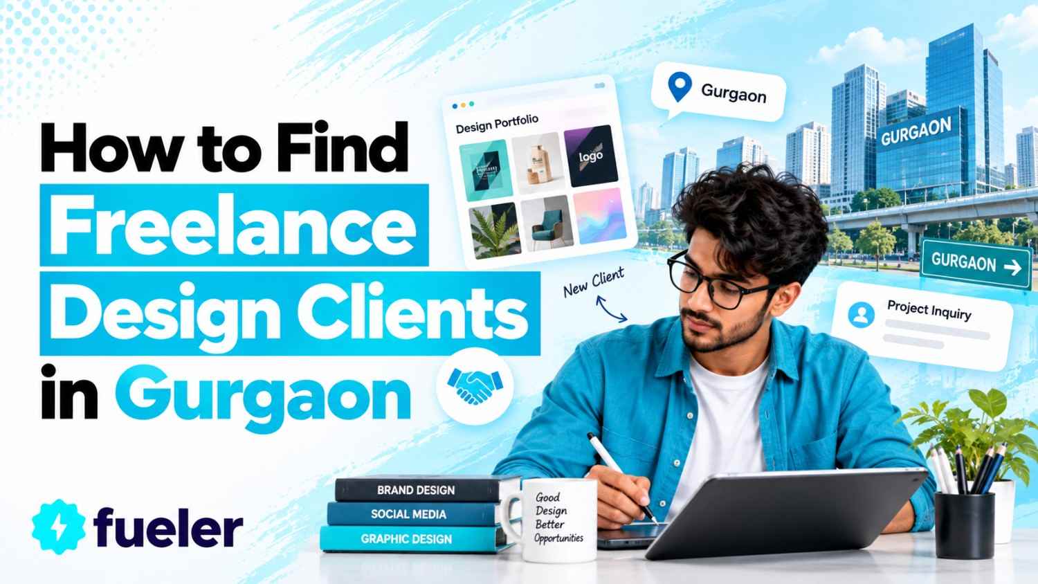 How to Find Freelance Design Clients in Gurgaon in 2026