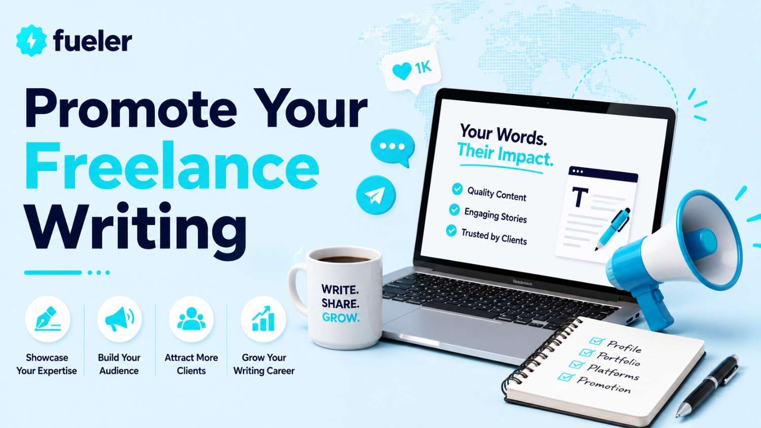 60 Ways to Promote Your Freelance Writing Portfolio Online