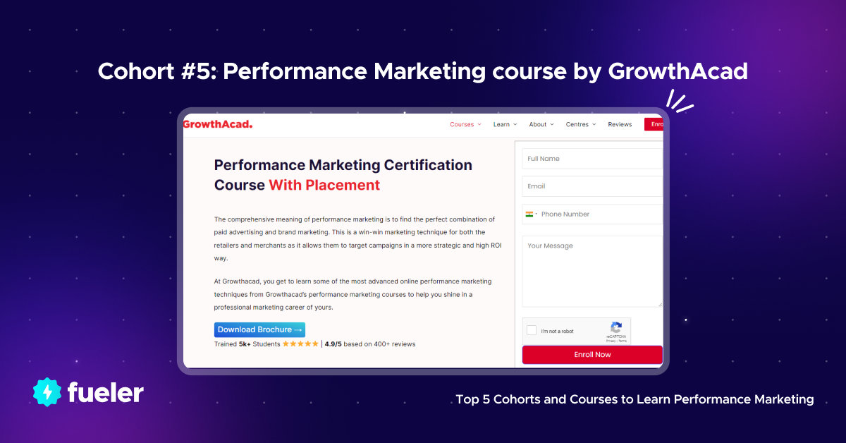 Performance Marketing course by GrowthAcad