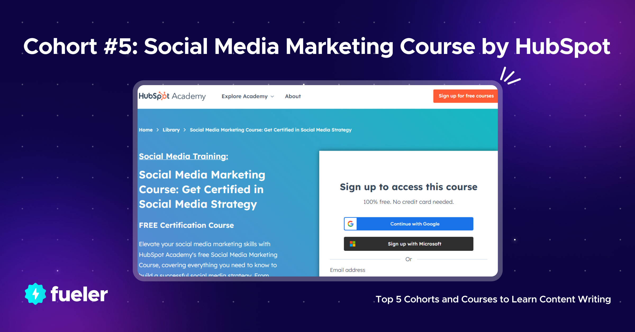 Social Media Marketing Course by Hubspot