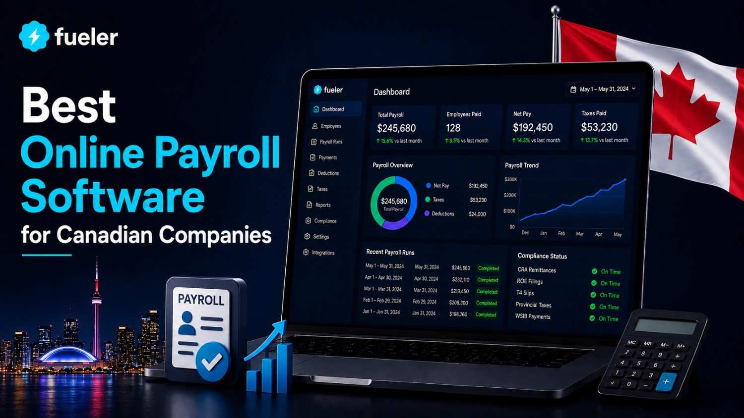 5 Best Online Payroll Software for Canadian Companies