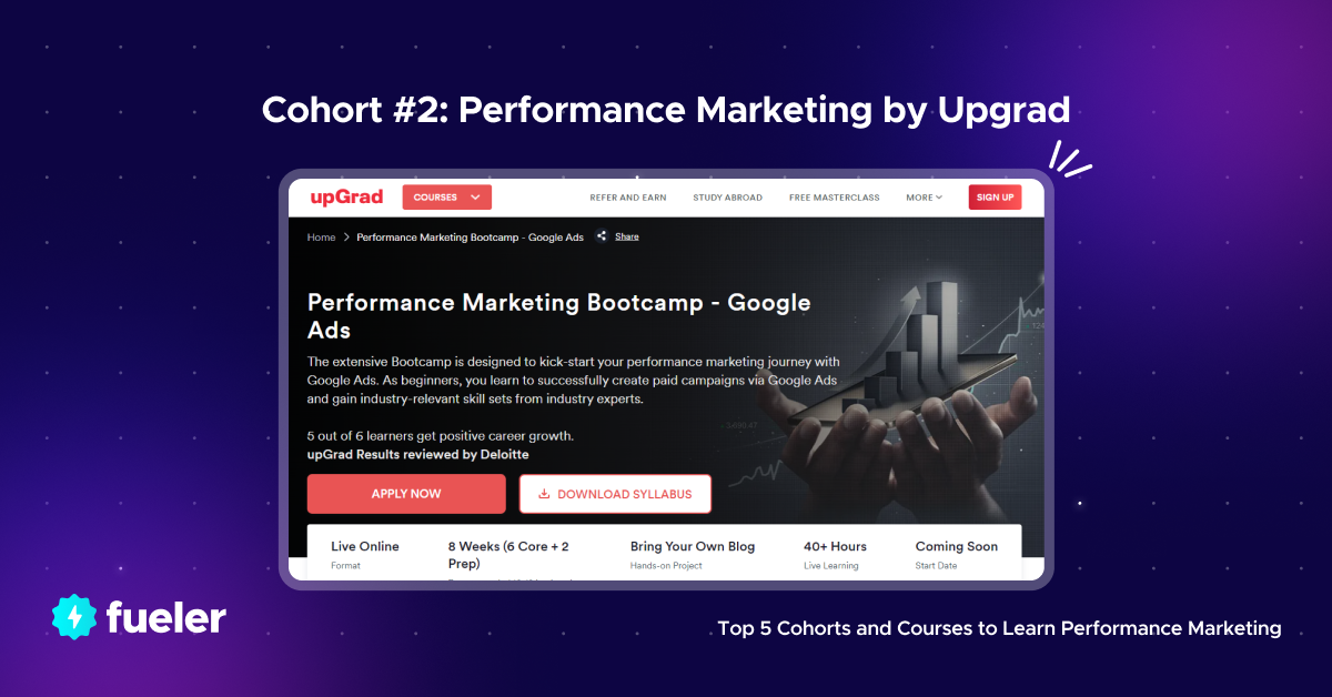 Performance Marketing by Upgrad 