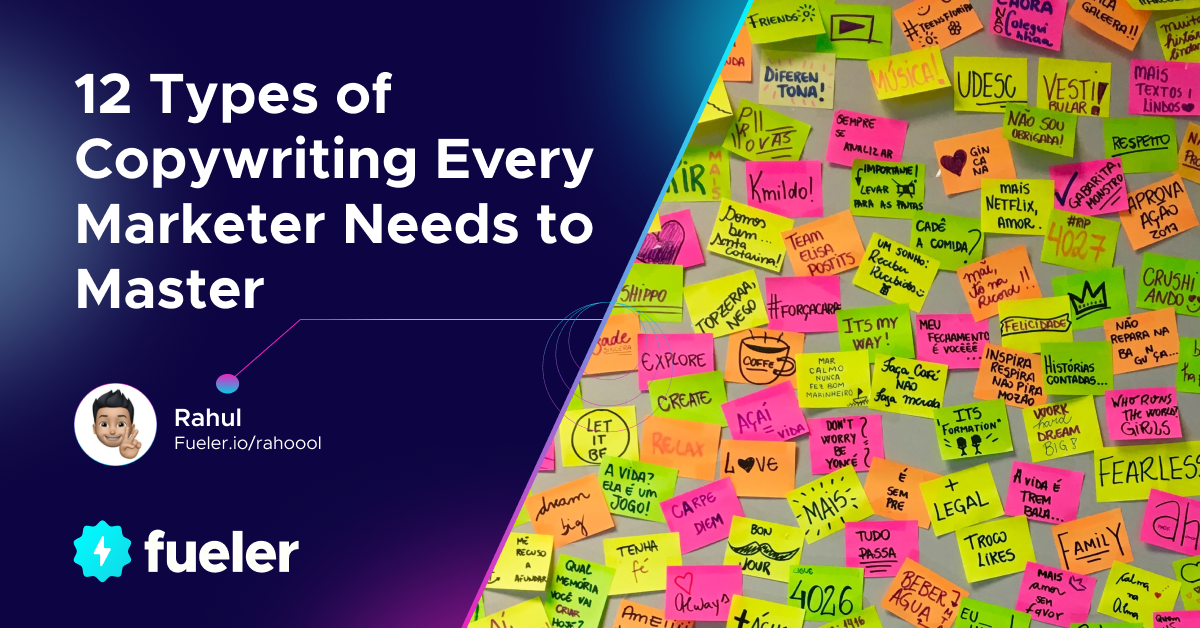 12 Types of Copywriting Every Marketer Needs to Master