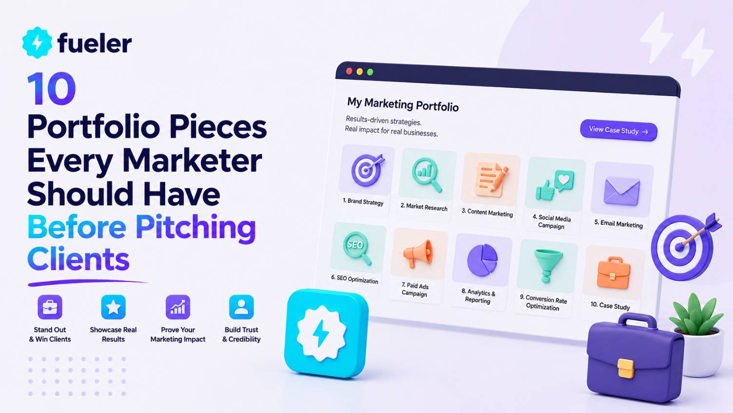 10 Portfolio Pieces Every Marketer Should Have Before Pitching Clients