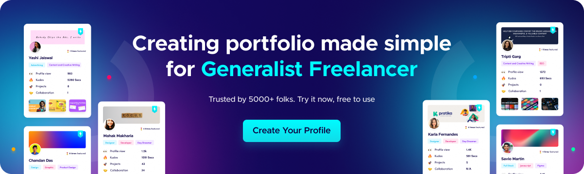 1000s Freelancers Favourite Portfolio Tool