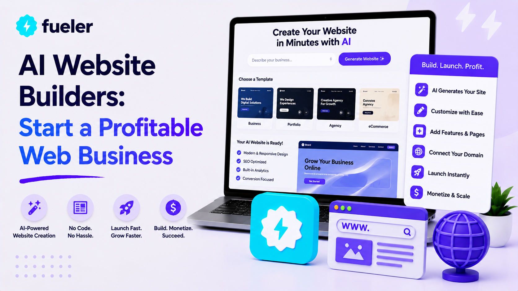 AI Website Builders: Start a Profitable Web Business