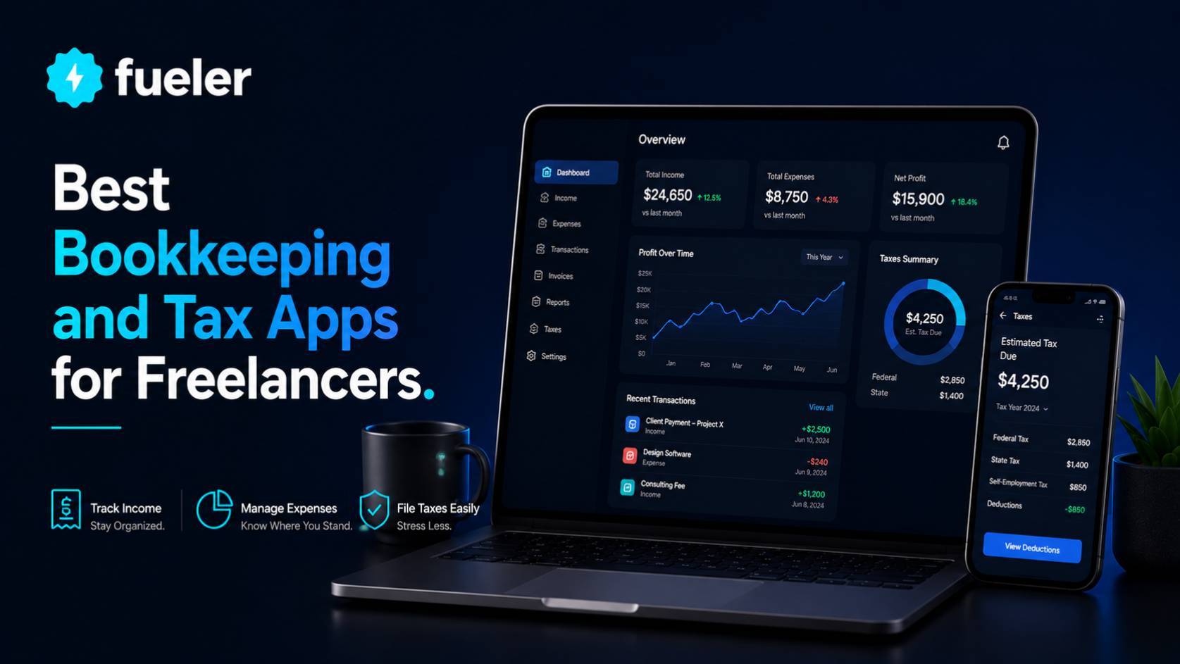 5 Best Bookkeeping and Tax Apps for Freelancers