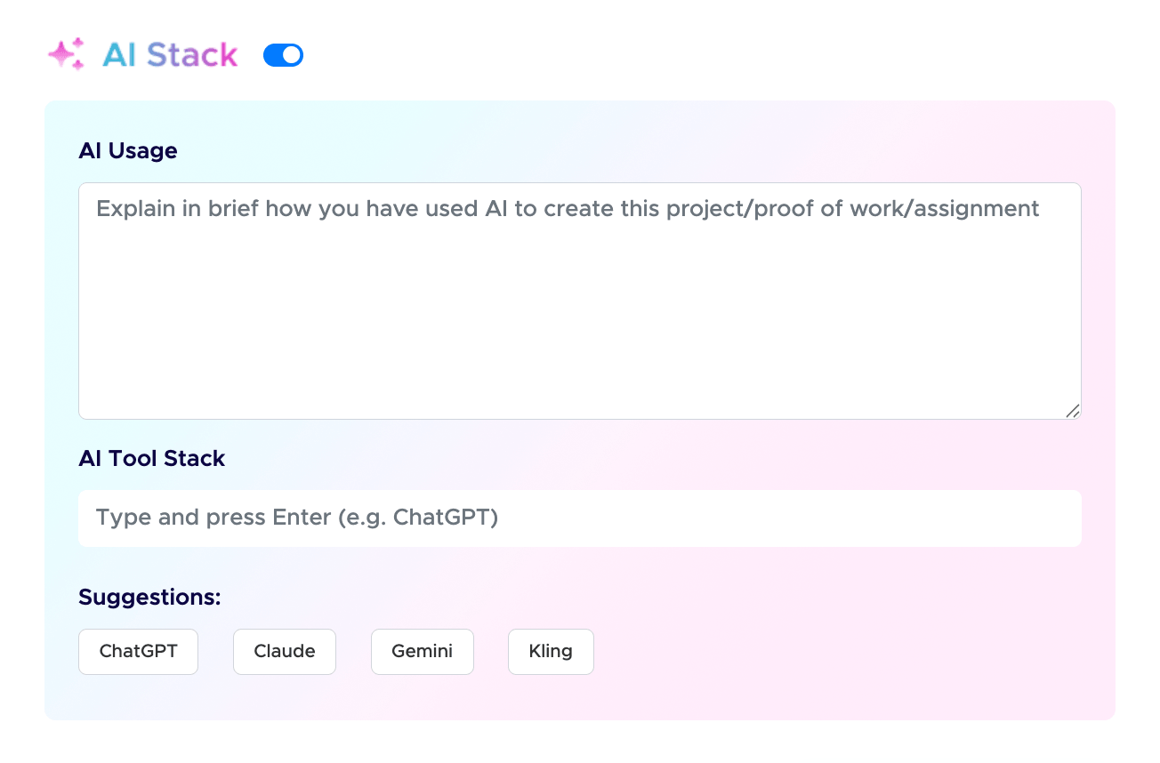 AI Stack Feature on Fueler.io