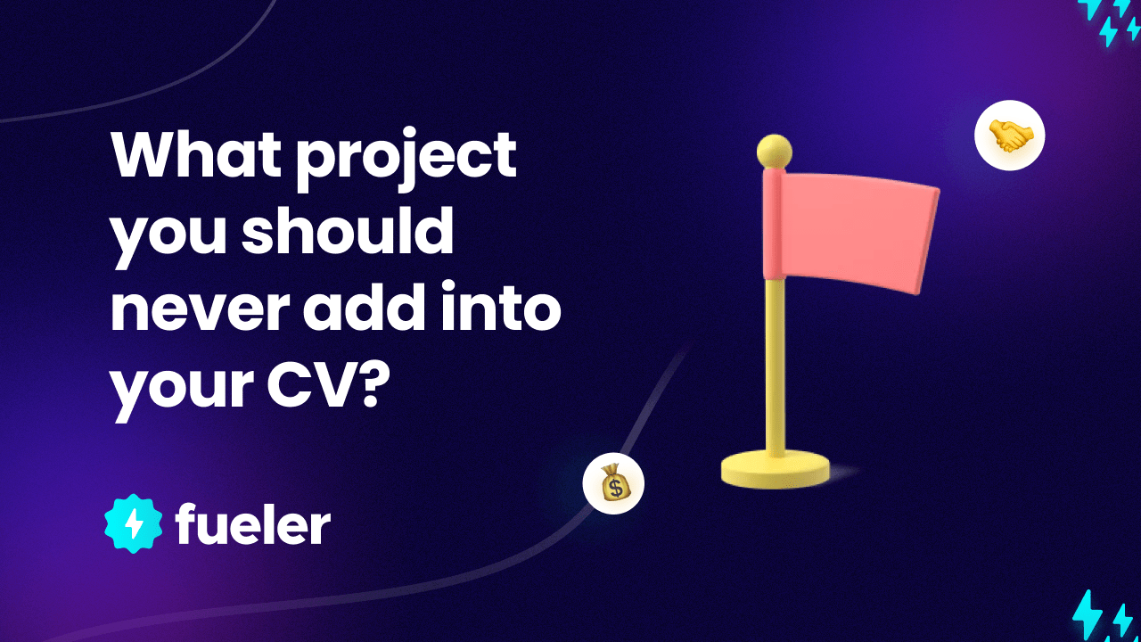 What project you should never add into your CV?