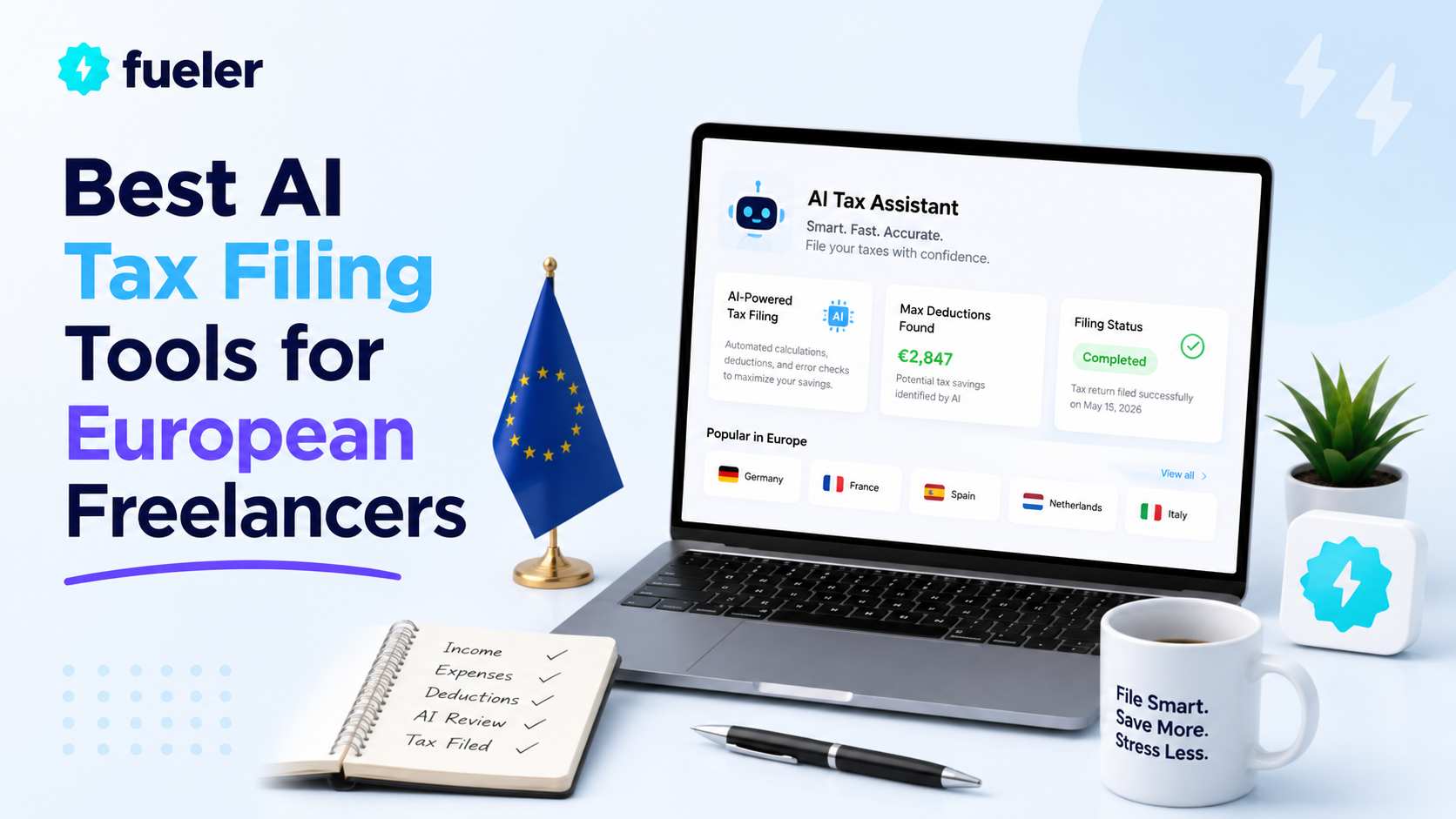 8 Best AI Tax Filing Tools for European Freelancers