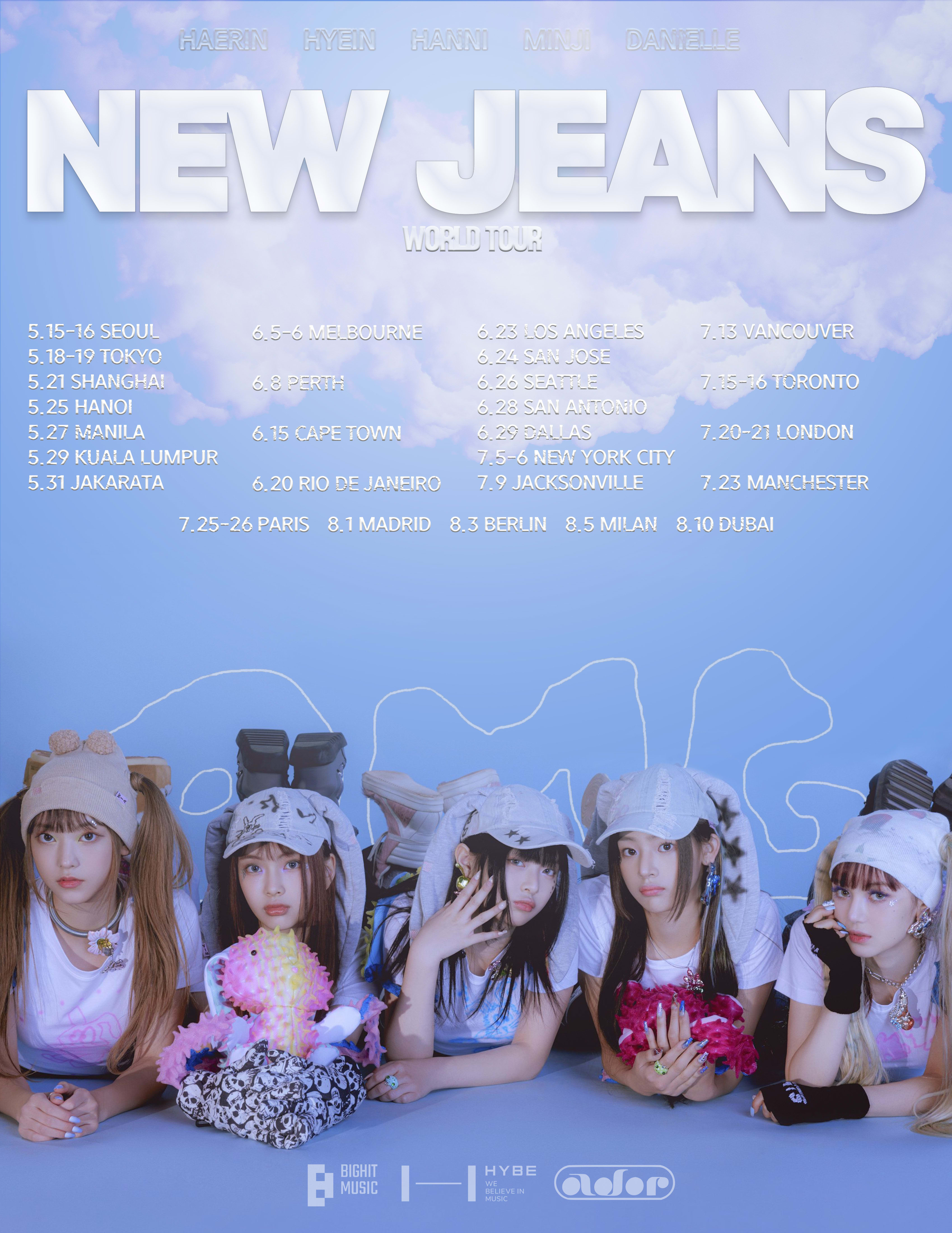 NewJeans World Tour Poster Fueler
